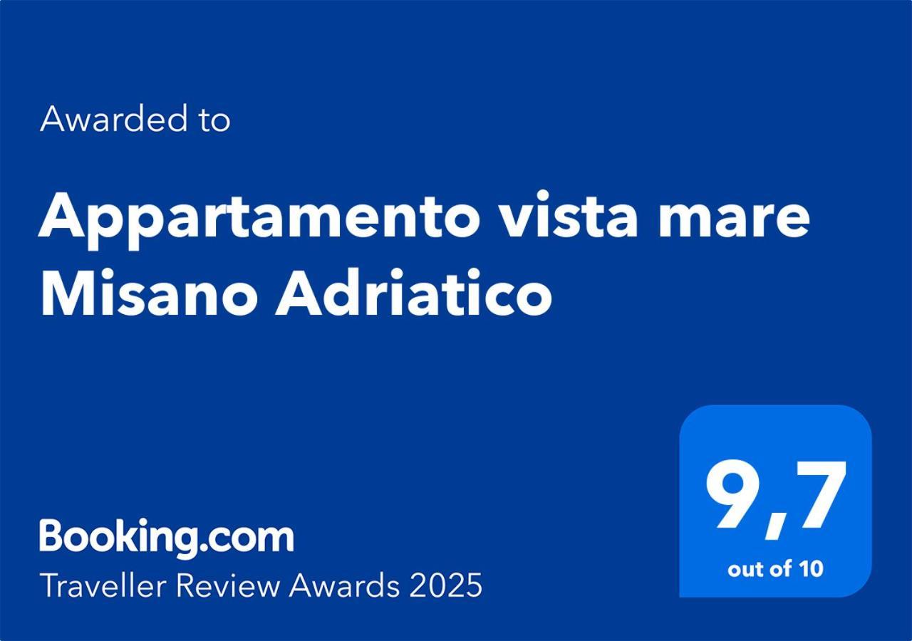 Appartamento vista mare Misano Adriatico Esterno foto